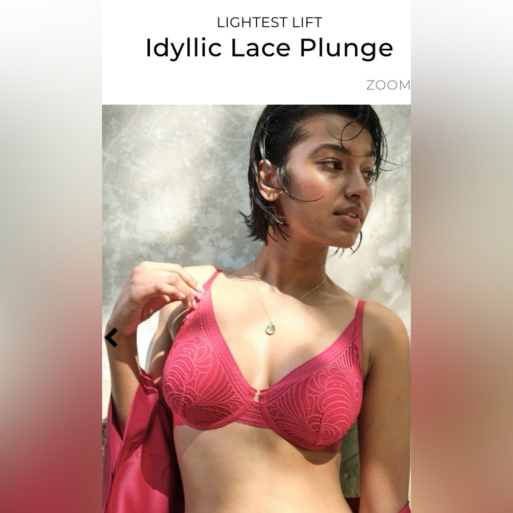 NWT Soma lightest lift idyllic lace plunge bra